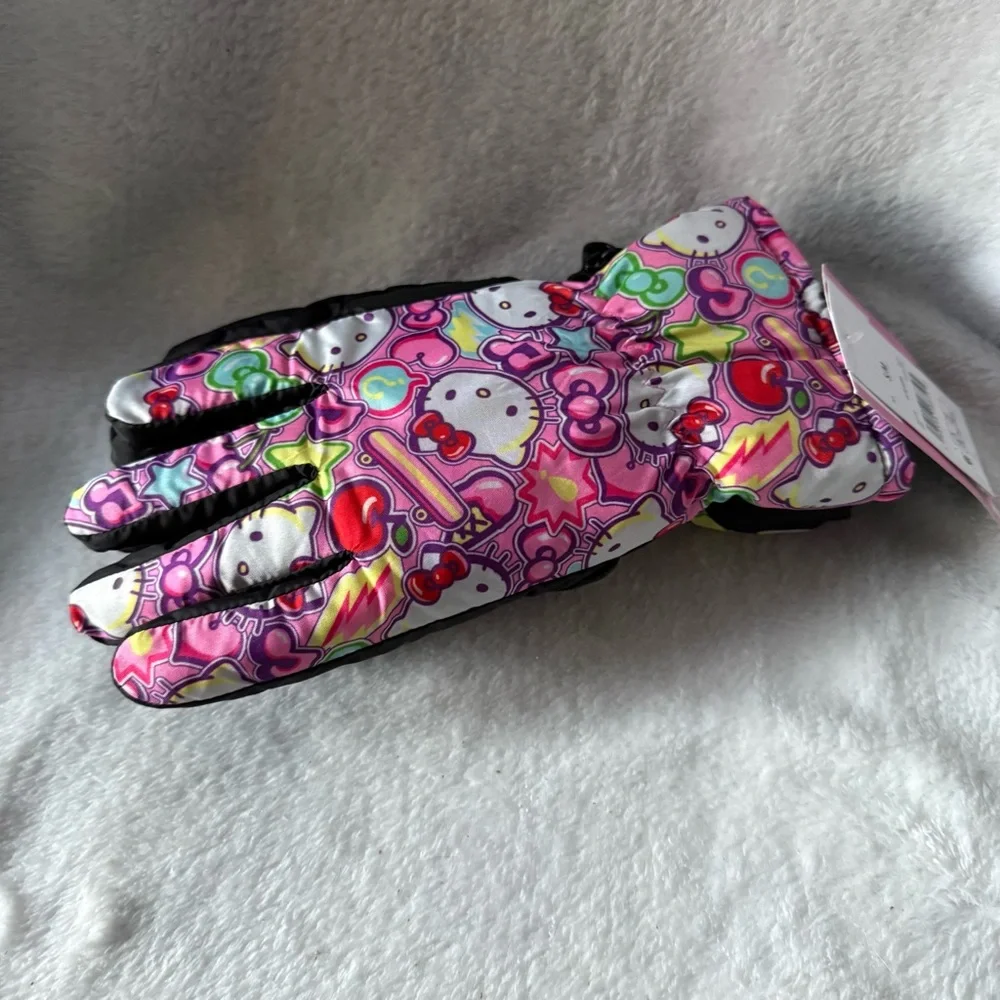Hello‎ Kitty Ski Gloves New Size S/M Colorful